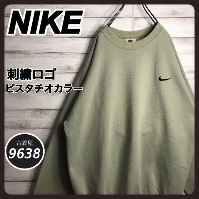 NIKE - 【USA製!!】ナイキ ✈︎刺繍ロゴ 白タグ ゆるだぼ 裏起毛