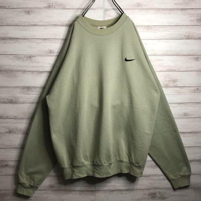NIKE - 【USA製!!】ナイキ ✈︎刺繍ロゴ 白タグ ゆるだぼ 裏起毛