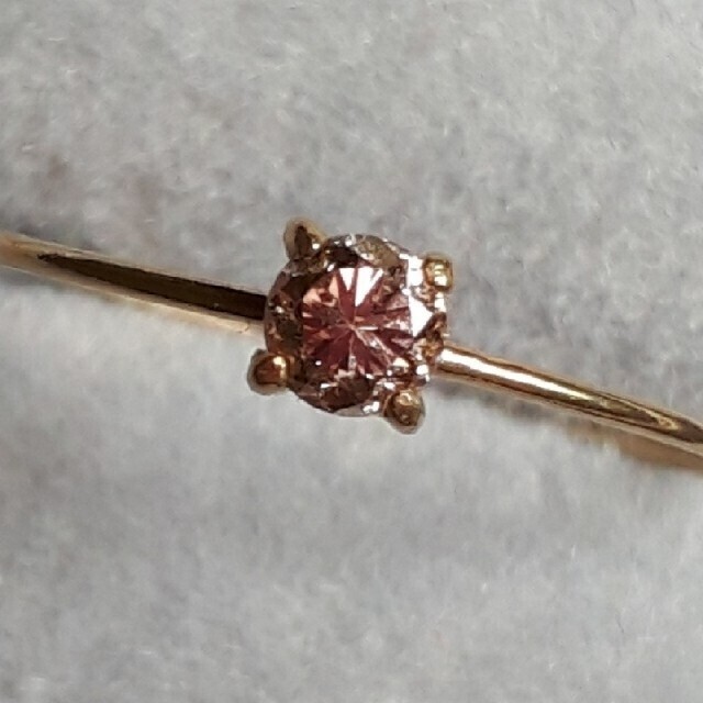 ※専用ページ※ピンクダイヤモンドk10リング レディースのアクセサリー(リング(指輪))の商品写真