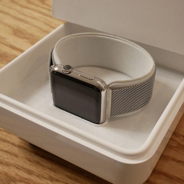 【美品】初代Apple Watch 42mm ステンレススチール
