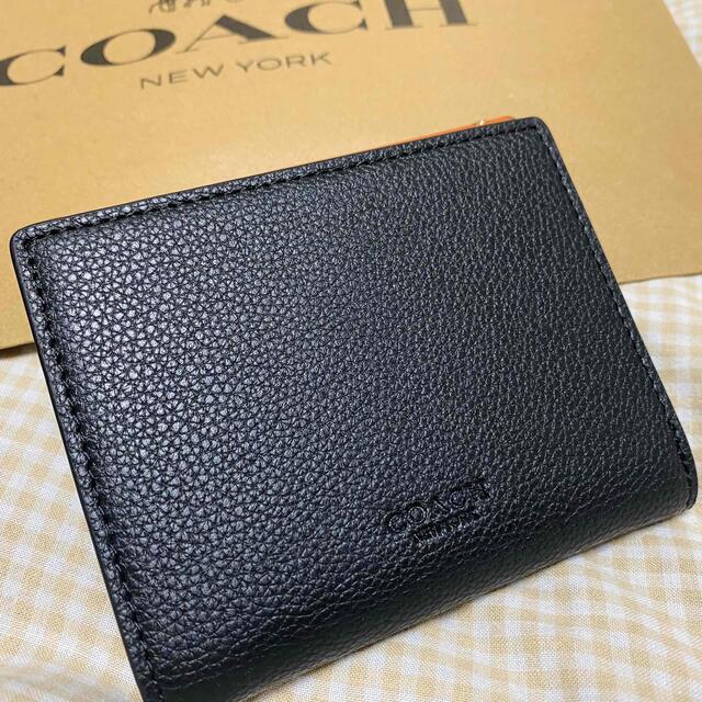 【新品】COACHI コーチ 二つ折り財布 スタッズ 馬モチーフ シグネチャー