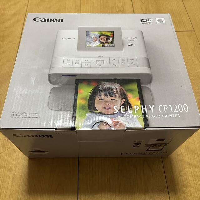 Canon コンパクトプリンター CP1200(WH)