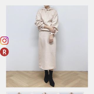 ザラ(ZARA)のjennyandflatパーカーセットアップ新品(パーカー)