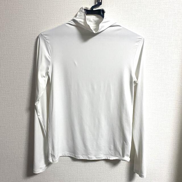 UNIQLO - ハナタジマ【2枚】エアリズムUVカットハイネックTの UNIQLO - ハナタジマ【2枚】エアリズムUVカットハイネックTの