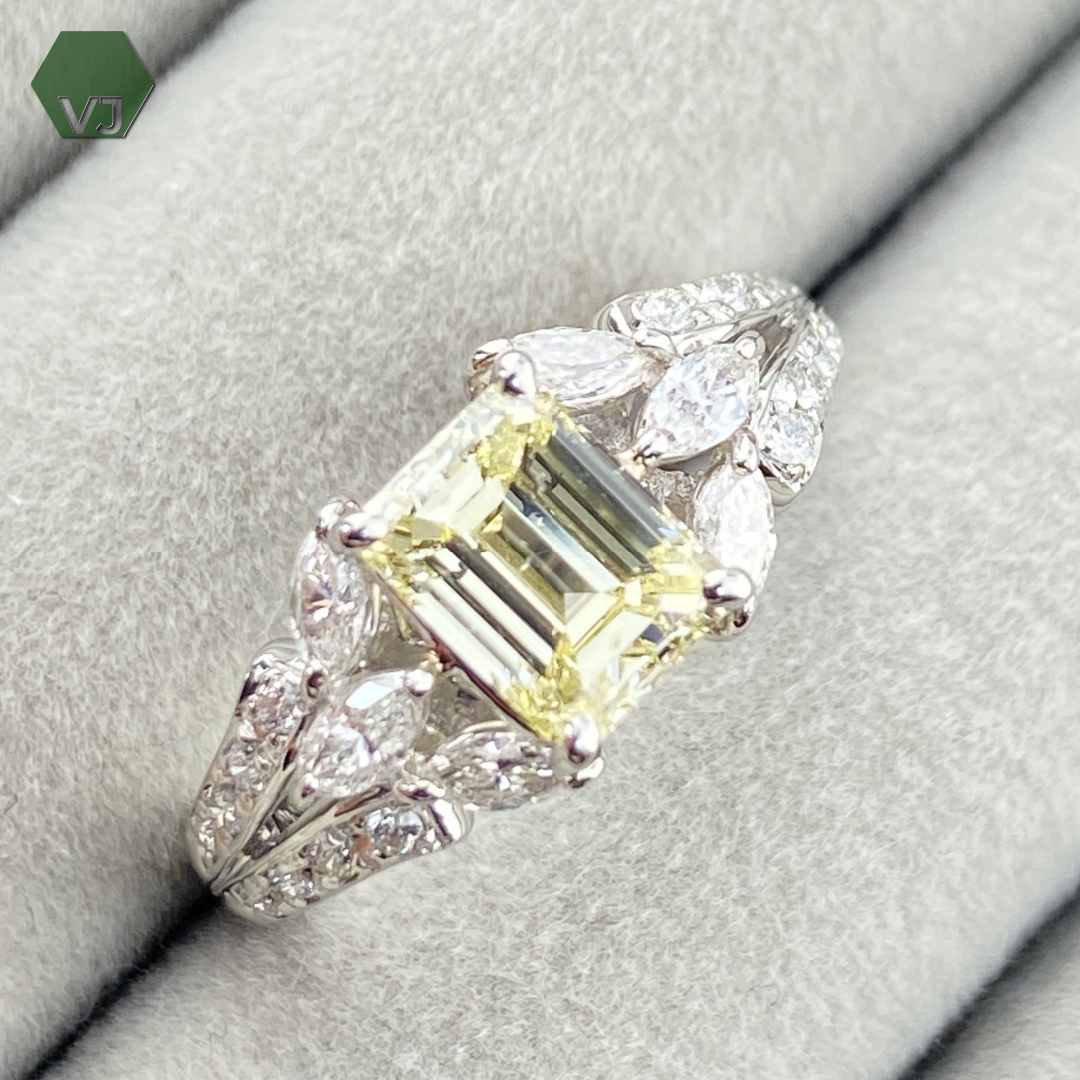 【9-42】ダイヤモンド　リング　D1.153ct　D1.51ct レディースのアクセサリー(リング(指輪))の商品写真