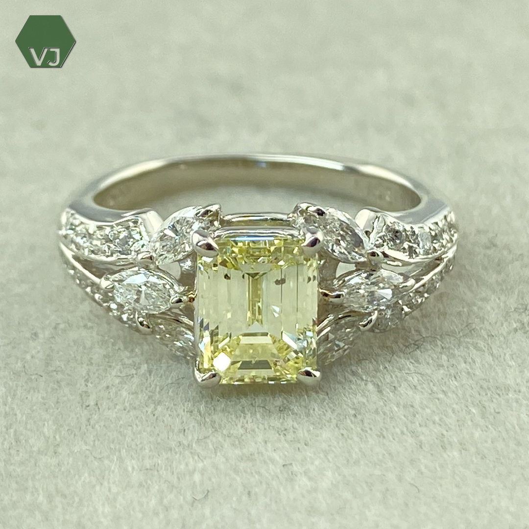 【9-42】ダイヤモンド　リング　D1.153ct　D1.51ct レディースのアクセサリー(リング(指輪))の商品写真