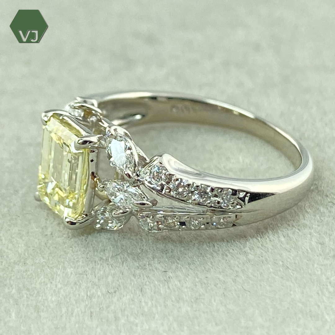 【9-42】ダイヤモンド　リング　D1.153ct　D1.51ct レディースのアクセサリー(リング(指輪))の商品写真