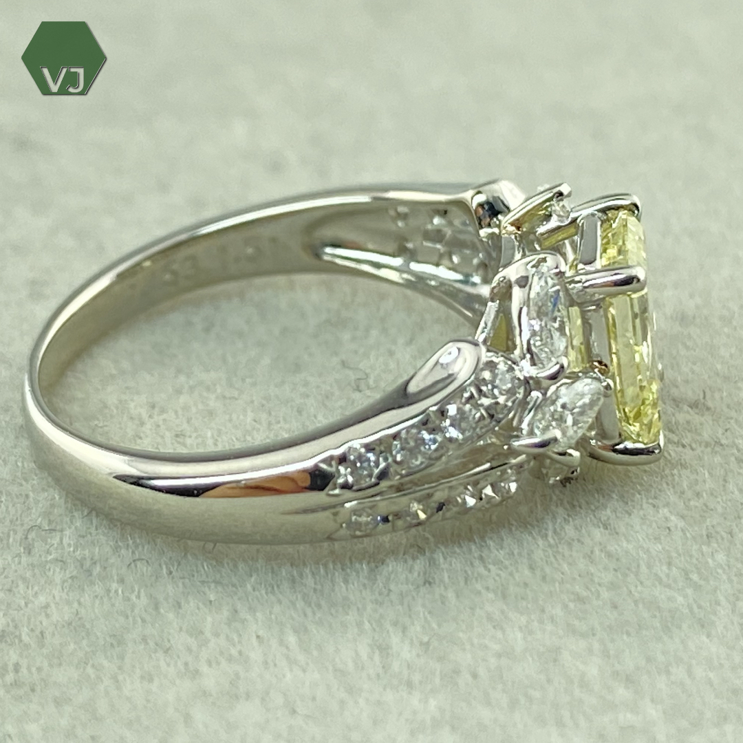 【9-42】ダイヤモンド　リング　D1.153ct　D1.51ct レディースのアクセサリー(リング(指輪))の商品写真