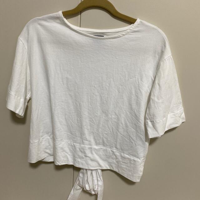 GAP(ギャップ)のGAP バックリボンTシャツ レディースのトップス(Tシャツ(半袖/袖なし))の商品写真
