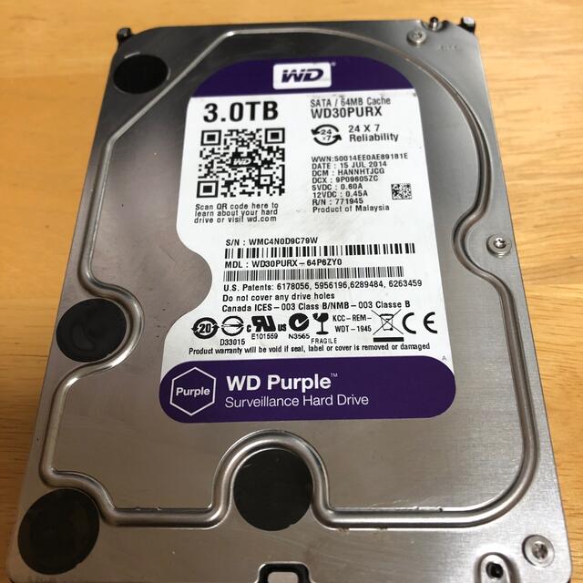 WD Purple WD30PURX 3TB HDD