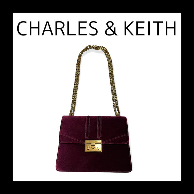 ほぼ新品‼️Charles&Keith チャールズアンドキースショルダーバッグ