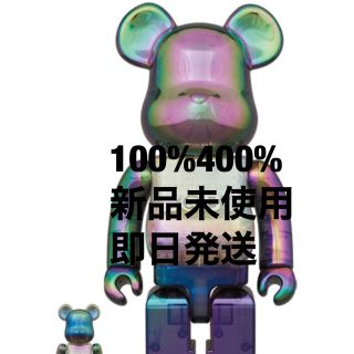 メディコムトイ(MEDICOM TOY)のMY FIRST BE@RBRICK BLACK CHROME 100%400%(その他)