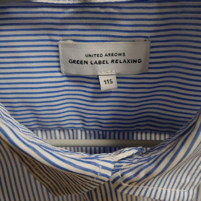 UNITED ARROWS green label relaxing(ユナイテッドアローズグリーンレーベルリラクシング)のGREEN LABEL RELAXING ボーイズシャツ/115cm キッズ/ベビー/マタニティのキッズ服男の子用(90cm~)(Tシャツ/カットソー)の商品写真