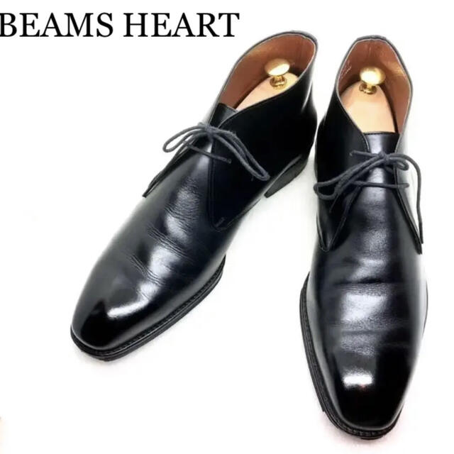 BEAMS HEART ビームスハート チャッカブーツ 27.0cm 黒靴/シューズ