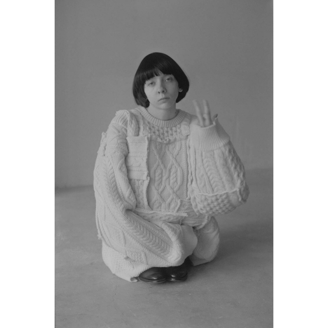 1LDK SELECT(ワンエルディーケーセレクト)のStein Oversized Interlaced Cable Knit LS メンズのトップス(ニット/セーター)の商品写真