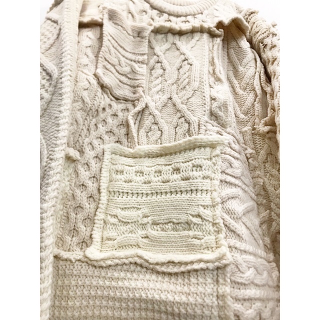 1LDK SELECT(ワンエルディーケーセレクト)のStein Oversized Interlaced Cable Knit LS メンズのトップス(ニット/セーター)の商品写真