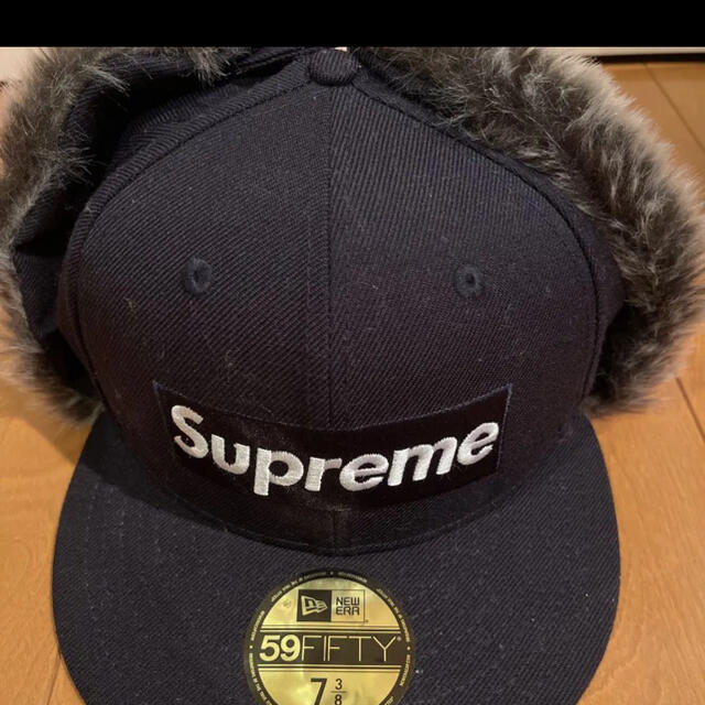 supreme ファー付きイヤーラップ