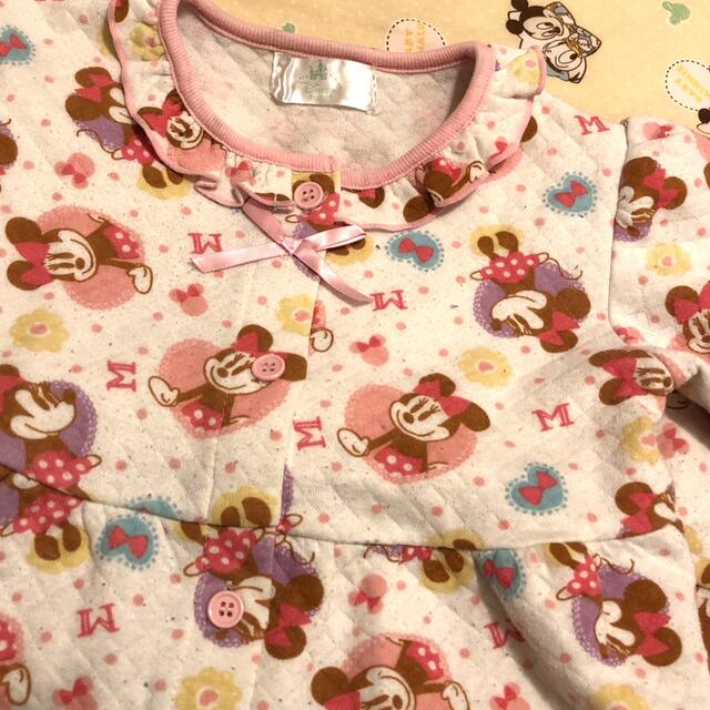 Disney(ディズニー)のディズニー　ミニーちゃん　パジャマ　女の子100 キッズ/ベビー/マタニティのキッズ服女の子用(90cm~)(パジャマ)の商品写真