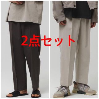 ハレ(HARE)のウィム リドム PE/RAYON RELAX PANTS M 2点セット(スラックス)