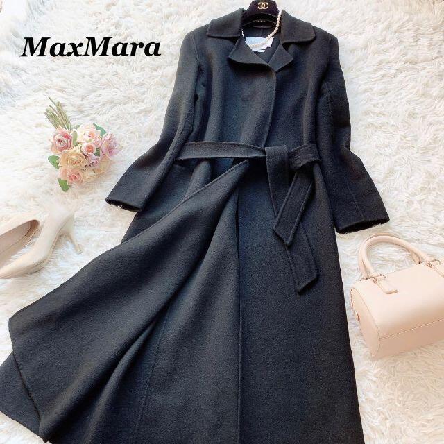 美品♡MaxMara　最高級白タグ　キャメル100%　ロングコート　44