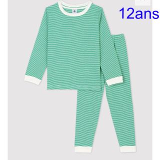 プチバトー(PETIT BATEAU)のプチバトー　新品タグ付き　長袖　パジャマ　12ans/152cm(パジャマ)