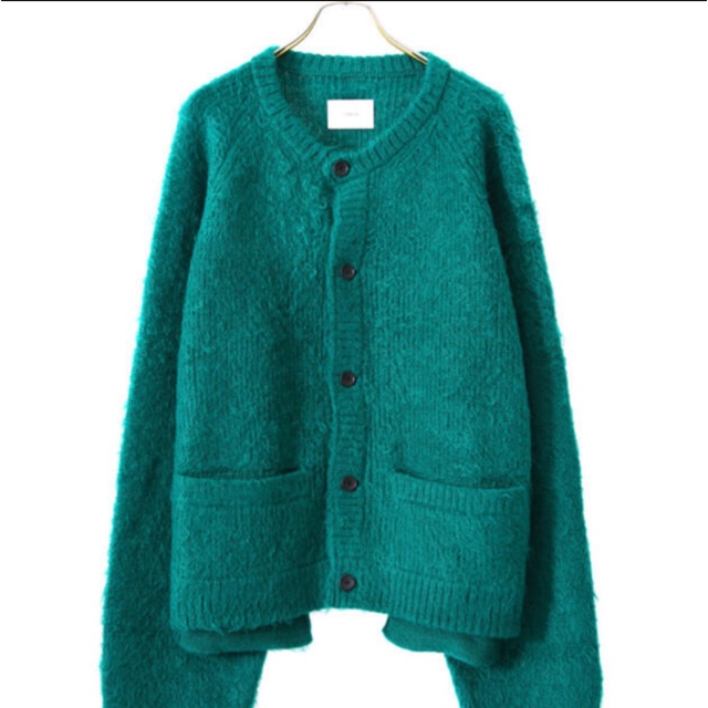 1LDK SELECT(ワンエルディーケーセレクト)の stein 20AW KID MOHAIR CARDIGAN メンズのトップス(カーディガン)の商品写真