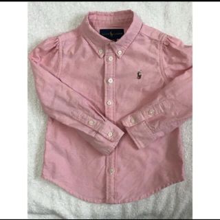 ラルフローレン(Ralph Lauren)の値下げ‼︎美品❤︎ラルフローレン❤︎長袖シャツ❤︎パフスリーブ❤︎3T❤︎100(ブラウス)