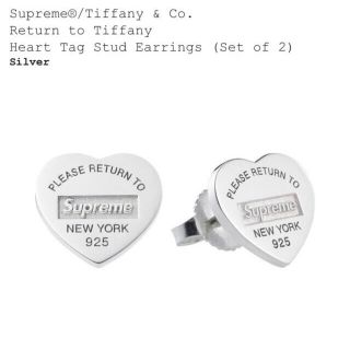 シュプリーム(Supreme)のSupreme Tiffany & Co. ピアス(ピアス(両耳用))