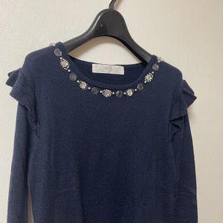 トッコ(tocco)のtocco closet♡ビジュー華やかニットトップス(ニット/セーター)