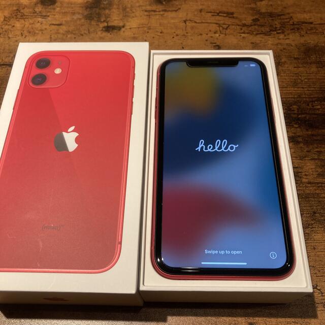 iPhone11 本体 レッド 64GB DOCOMO