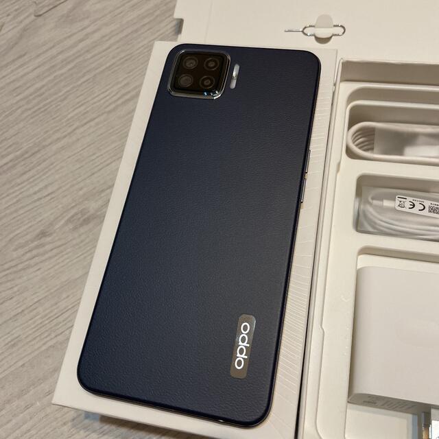 OPPO(オッポ)のoppo A73 美品　ネイビー スマホ/家電/カメラのスマートフォン/携帯電話(スマートフォン本体)の商品写真