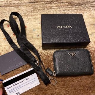 プラダ(PRADA)のプラダ　ショルダー付きカードケース(財布)