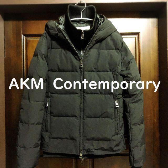 AKM(エイケイエム)のAKM Contemporary スタンドネック レイヤード ダウンジャケット メンズのジャケット/アウター(ダウンジャケット)の商品写真