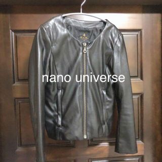 ナノユニバース(nano・universe)のnano universe ライダースジャケット レザージャケット(ライダースジャケット)