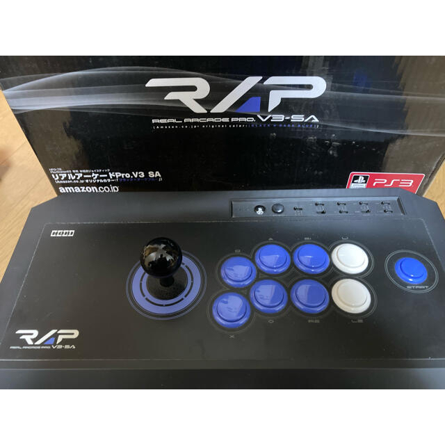 リアルアーケードpro.V3 SA Amazon限定 ブラック×ダークブルー