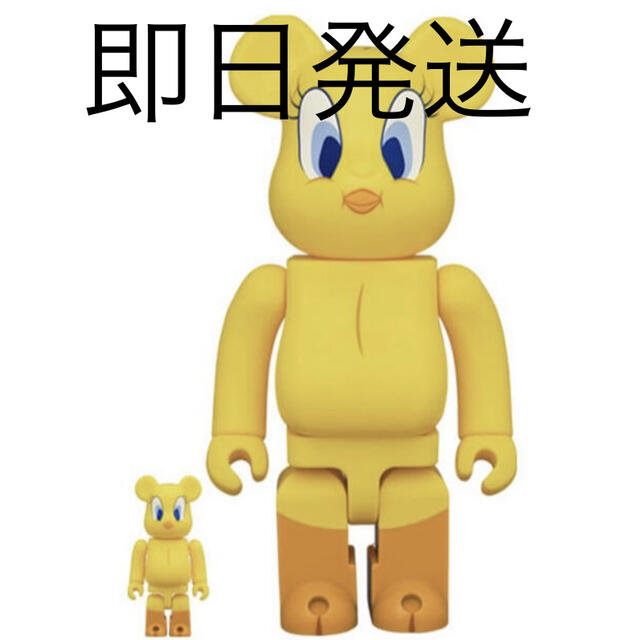 MEDICOM TOY(メディコムトイ)のBE@RBRICK TWEETY 100％ & 400％ エンタメ/ホビーのフィギュア(その他)の商品写真