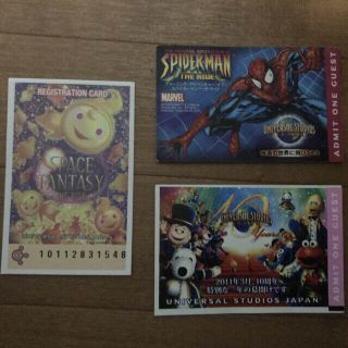 USJ - 【使用済み】USJ パス チケット 3枚の通販 by panda's shop