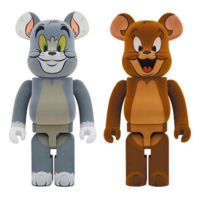 BE@RBRICK TOM&JERRY フロッキー Ver. 1000%セットぬいぐるみ