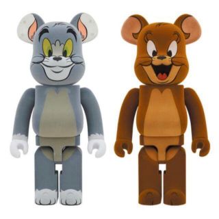 メディコムトイ(MEDICOM TOY)のBE@RBRICK TOM&JERRY フロッキー Ver. 1000%セット(ぬいぐるみ)