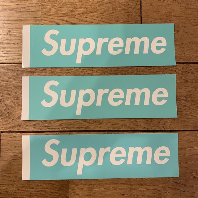 Supreme Tiffany Box Logo Sticker ステッカー