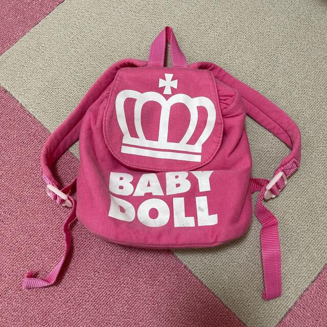 BABYDOLL(ベビードール)のBAaYDOLL リュック　子供用 キッズ/ベビー/マタニティのこども用バッグ(リュックサック)の商品写真