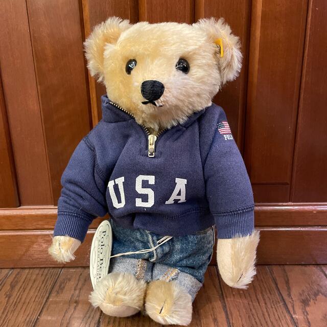 POLO RALPH LAUREN(ポロラルフローレン)のラルフローレン✖️シュタイフ　限定テディベアー エンタメ/ホビーのおもちゃ/ぬいぐるみ(ぬいぐるみ)の商品写真