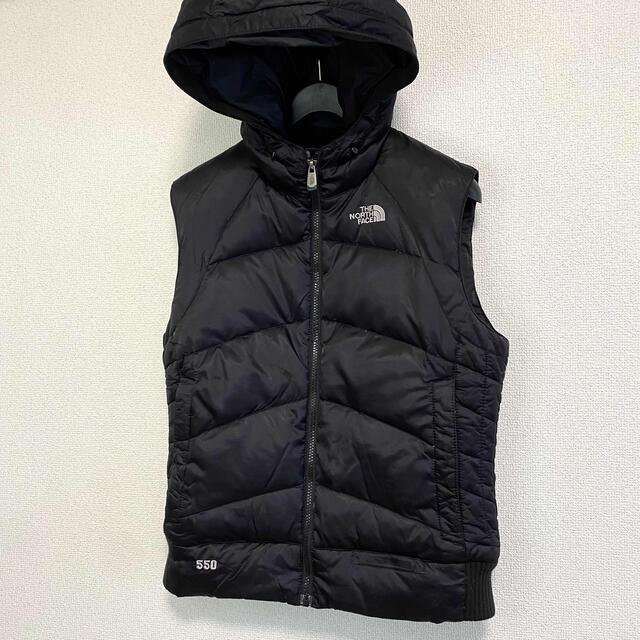 THE NORTH FACE(ザノースフェイス)の美品希少 THE NORTH FACE ダウンベスト レディースM ブラック レディースのジャケット/アウター(ダウンベスト)の商品写真