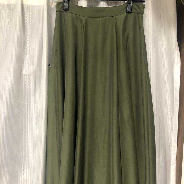 SLY(スライ)のSLY カーキスカート レディースのスカート(ひざ丈スカート)の商品写真