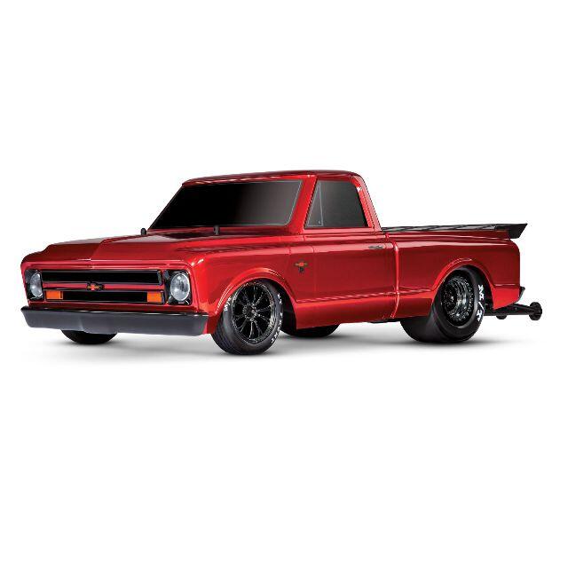 トラクサス　ドラッグスラッシュ　1967シボレーC10 ドラックレーサー RTR エンタメ/ホビーのおもちゃ/ぬいぐるみ(ホビーラジコン)の商品写真