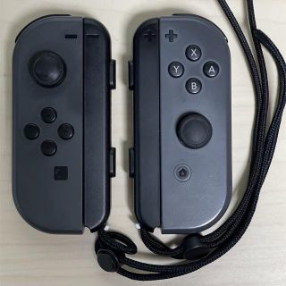 ニンテンドースイッチ(Nintendo Switch)のNintendo Switch Joy-Con グレー ストラップ付き(その他)