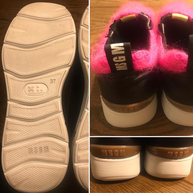 MSGM(エムエスジイエム)のMSGM / MOHAIR SLIP-ON / SIZE 37 レディースの靴/シューズ(スリッポン/モカシン)の商品写真