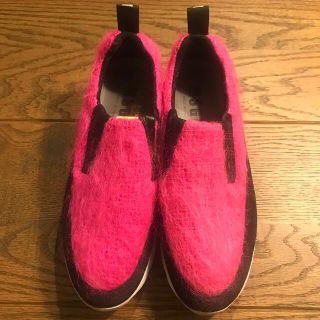 エムエスジイエム(MSGM)のMSGM / MOHAIR SLIP-ON / SIZE 37(スリッポン/モカシン)