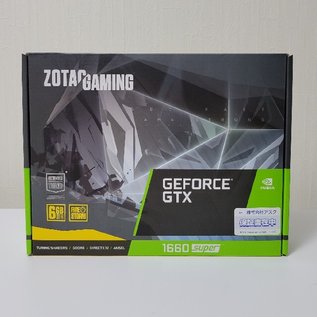 PC/タブレットZOTAC Geforce GTX 1660super