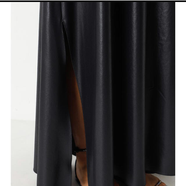 LE CIEL BLEU(ルシェルブルー)のIRENE georgette shirt dress レディースのワンピース(ロングワンピース/マキシワンピース)の商品写真
